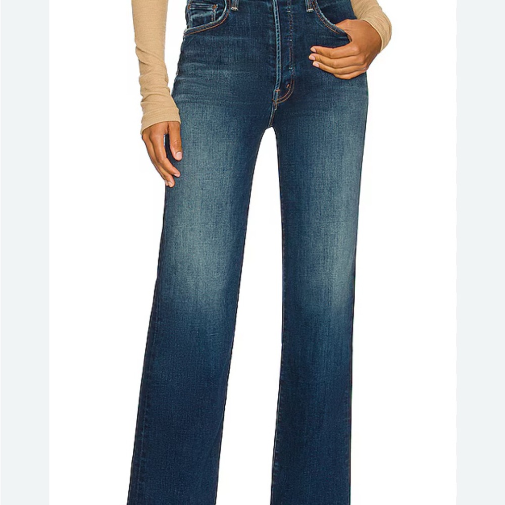 MOTHER Dark Blue Flare Jeans